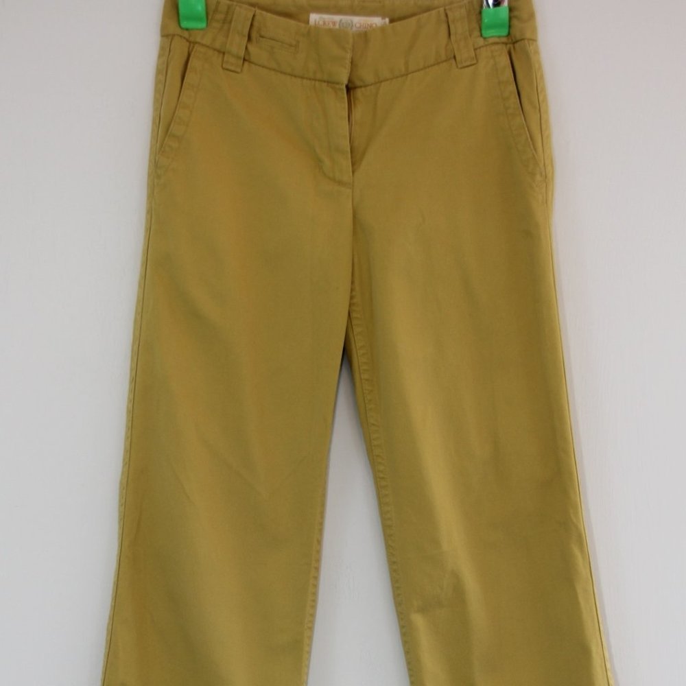 J. Crew Skinny Cargo Pants Mustard Yellow Size S